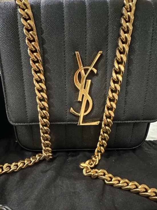 Saint Laurent Handbags - **READ** YSL medium Vicky great condition